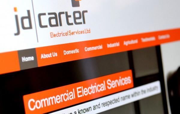 JD Carter Electrical website