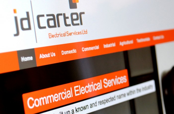 JD Carter Electrical website